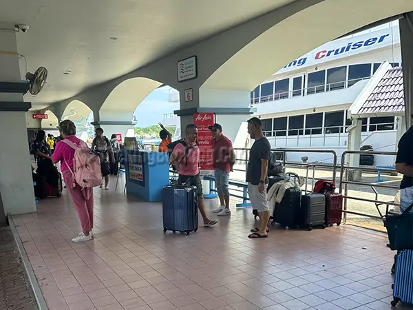 phuket ferrywaiting area inside